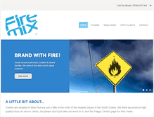 Tablet Screenshot of firemix.com